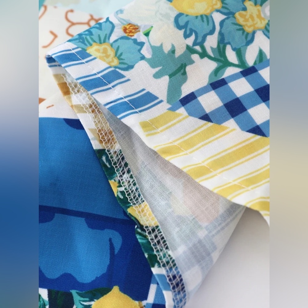 Amalfi Limicello Maxi Dress In All Over Print, A Line Maxi Dress - Picture 13 of 13